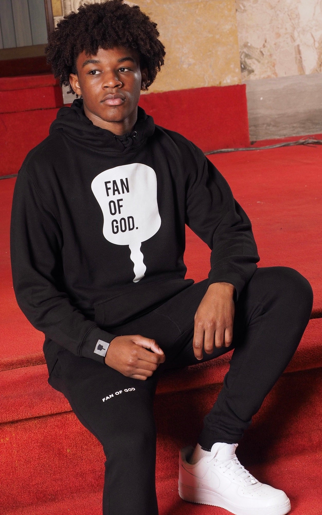 True Fan Jogger Set (Black)
